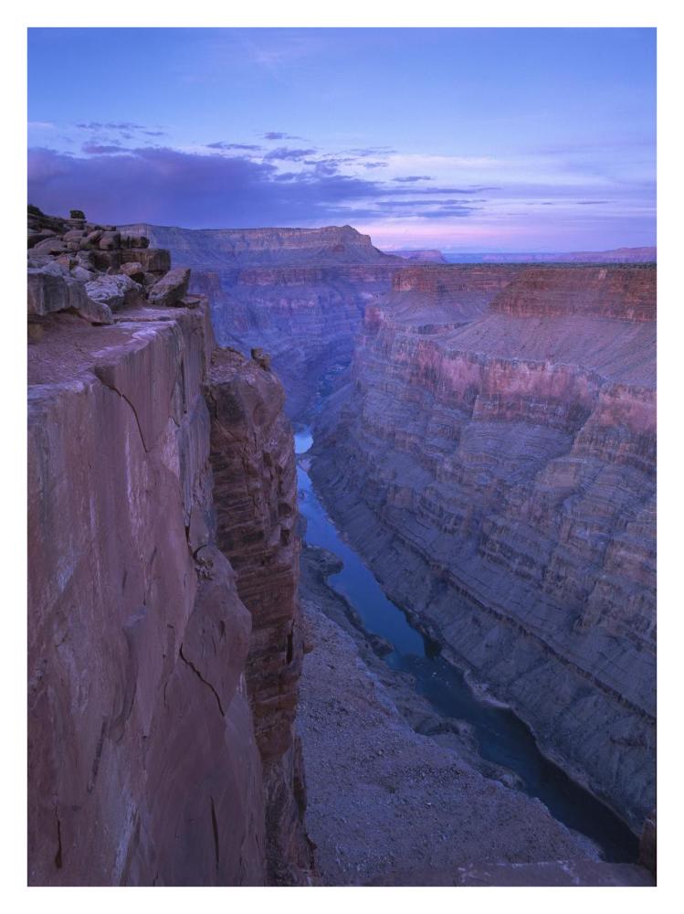 Colorado River From Toroweap Overlook, Grand Canyon National Park, Arizona-Paper Art-26X34