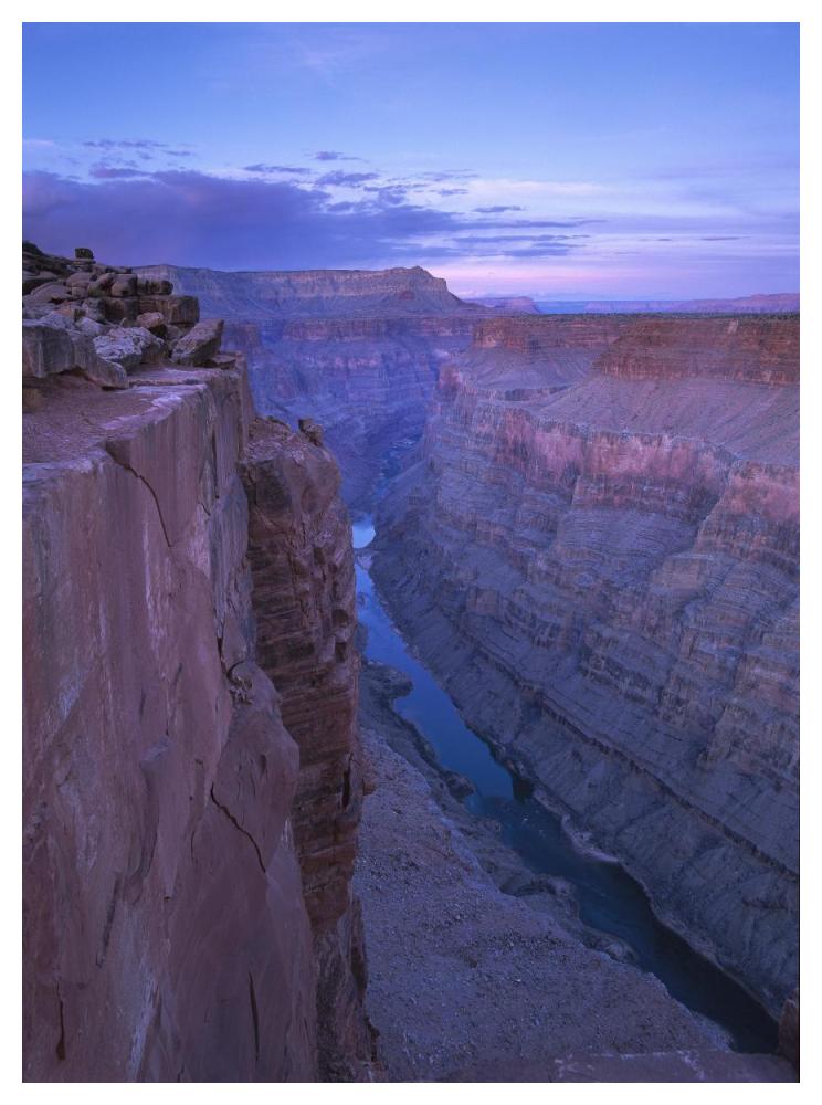 Colorado River From Toroweap Overlook, Grand Canyon National Park, Arizona-Paper Art-38X50