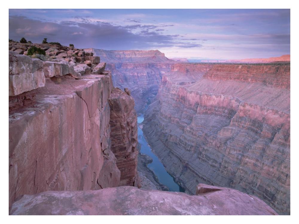 Colorado River From Toroweap Overlook, Grand Canyon National Park, Arizona-Paper Art-18X14