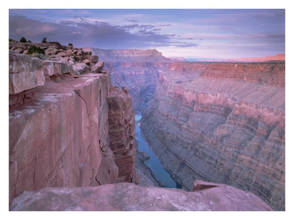 Colorado River From Toroweap Overlook, Grand Canyon National Park, Arizona-Paper Art-34X26