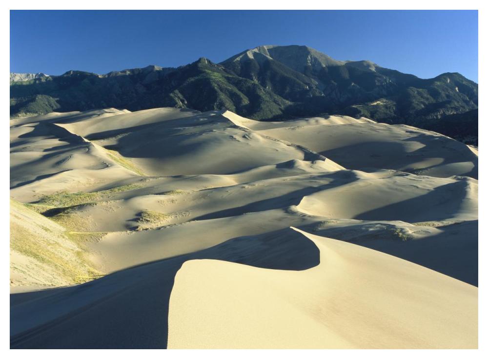 Sangre De Cristo Mountains At Great Sand Dunes National Monument, Colorado-Paper Art-50X38