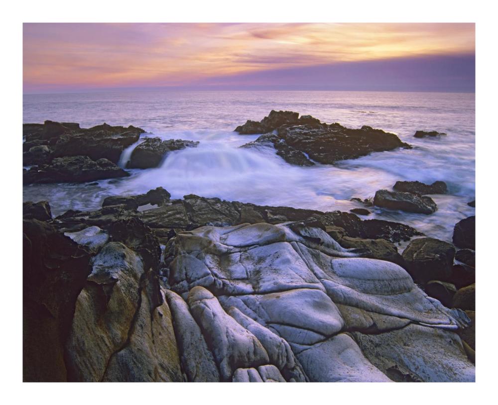 Wave Hiting Coastal Rocks, Gerstle Cove, Salt Point State Park, California-Paper Art-22X18
