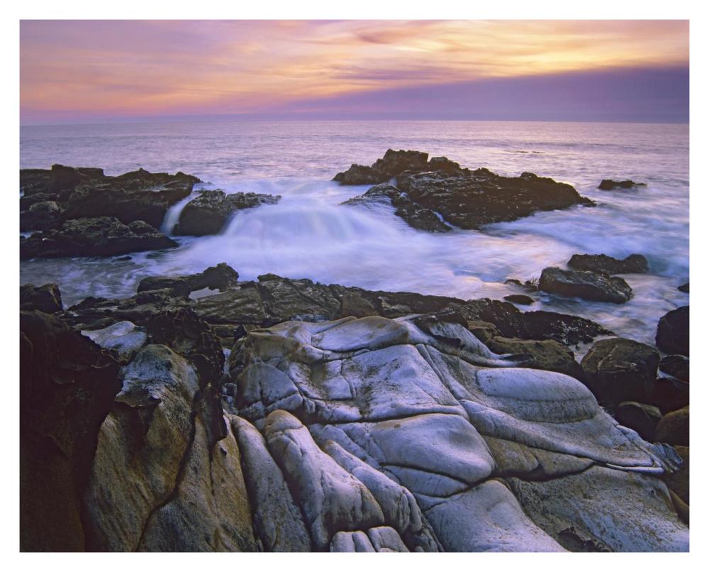 Wave Hiting Coastal Rocks, Gerstle Cove, Salt Point State Park, California-Paper Art-37X30