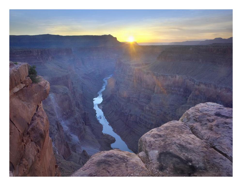 Sunrise As Seen From Toroweap Overlook, Grand Canyon National Park, Arizona-Paper Art-26X20