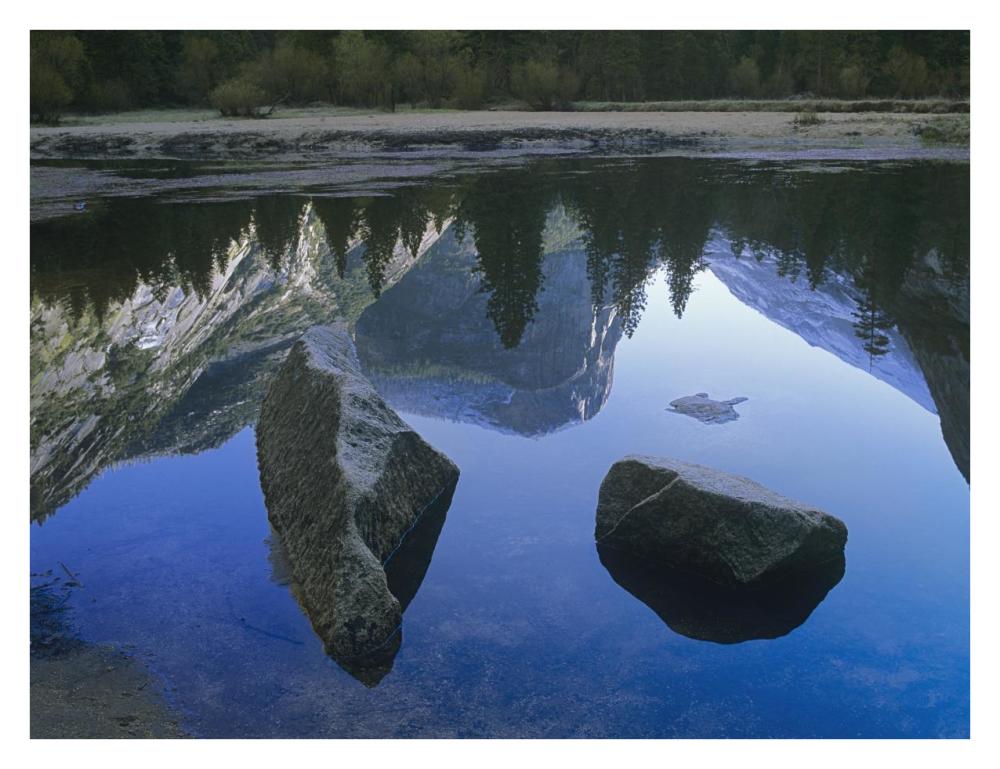 Mount Watkins Reflected In, Mirror Lake, Yosemite National Park, California-Paper Art-34X26