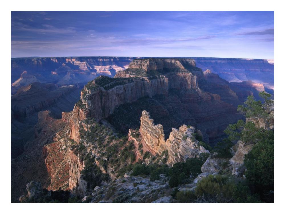 Wotans Throne From Cape Royal, North Rim, Grand Canyon National Park, Arizona-Paper Art-26X20