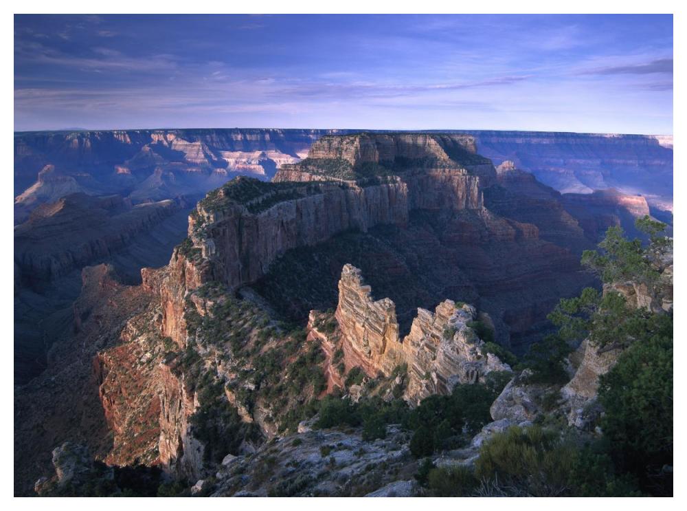 Wotans Throne From Cape Royal, North Rim, Grand Canyon National Park, Arizona-Paper Art-50X38