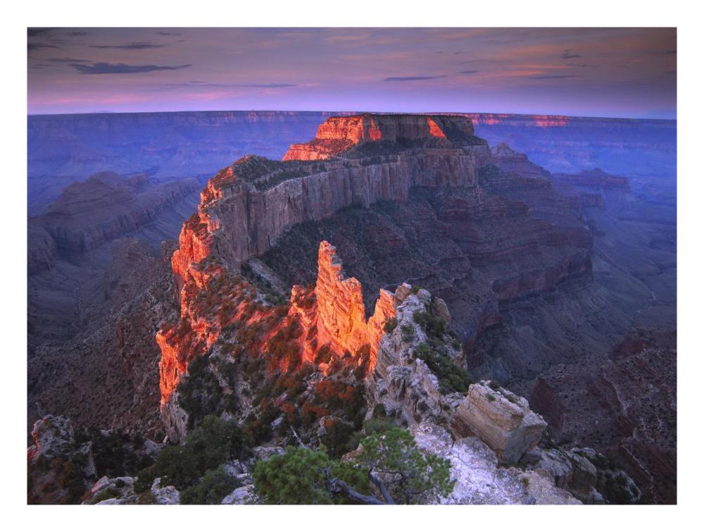 Wotans Throne At Sunrise From Cape Royal, Grand Canyon National Park, Arizona-Paper Art-26X20