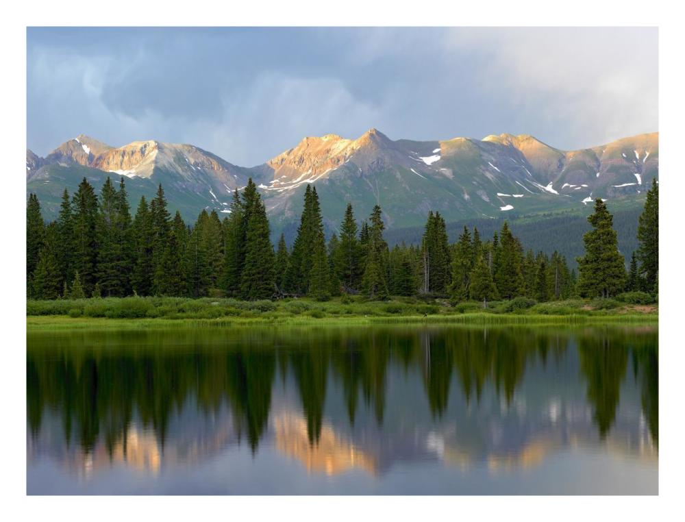 West Needle Mountains Reflected In Molas Lake, Weminuche Wilderness, Colorado-Paper Art-26X20