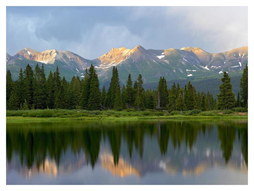 West Needle Mountains Reflected In Molas Lake, Weminuche Wilderness, Colorado-Paper Art-42X32