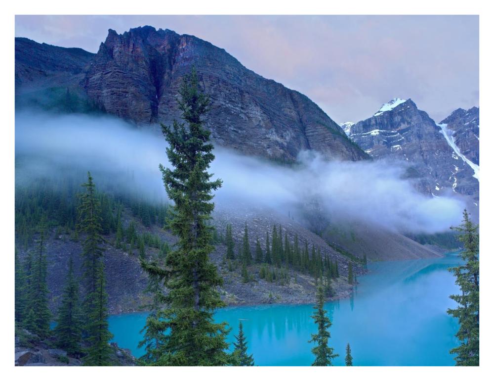Moraine Lake In The Valley Of Ten Peaks, Banff National Park, Alberta, Canada-Paper Art-34X26