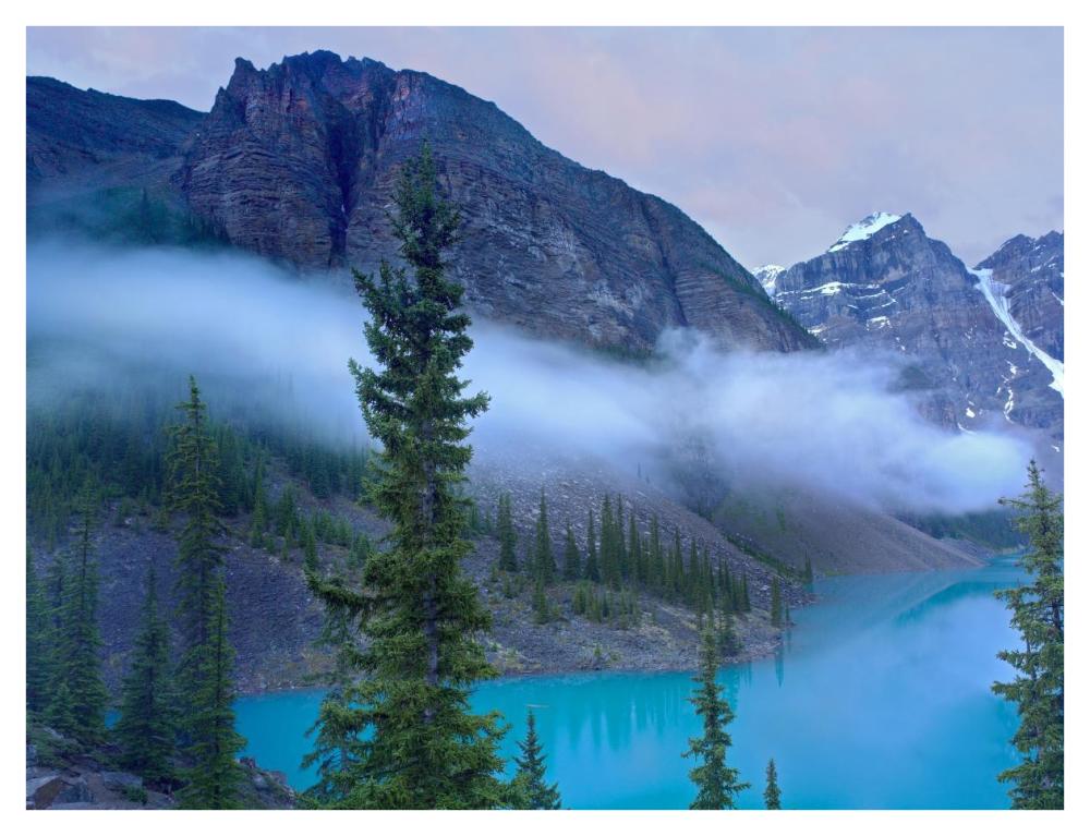 Moraine Lake In The Valley Of Ten Peaks, Banff National Park, Alberta, Canada-Paper Art-42X32