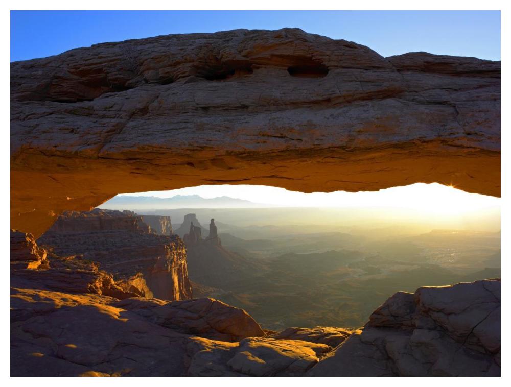Mesa Arch At Sunset From The Mesa Arch Trail, Canyonlands National Park, Utah-Paper Art-50X38