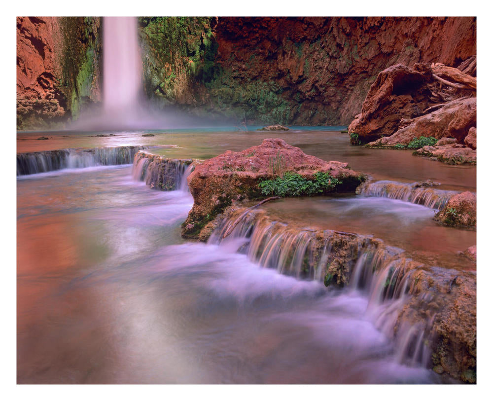 Mooney Falls Cascading Into Havasu Creek, Grand Canyon National Park, Arizona-Paper Art-30X24