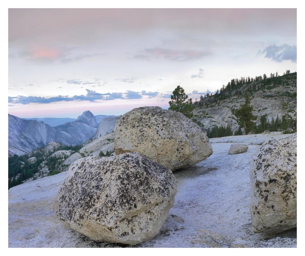 Granite Boulders And Half Dome At Olmsted Point, Yosemite National Park, California-Paper Art-38X31.88