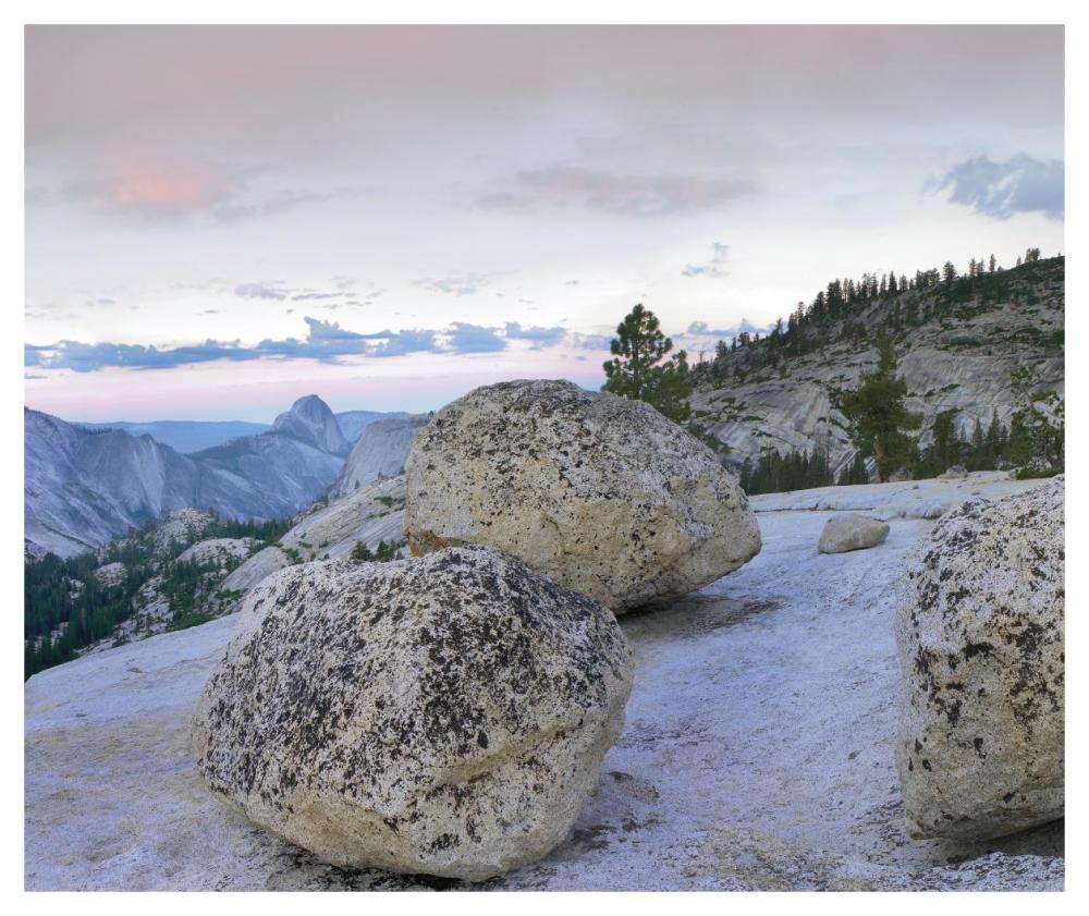Granite Boulders And Half Dome At Olmsted Point, Yosemite National Park, California-Paper Art-46X38.52