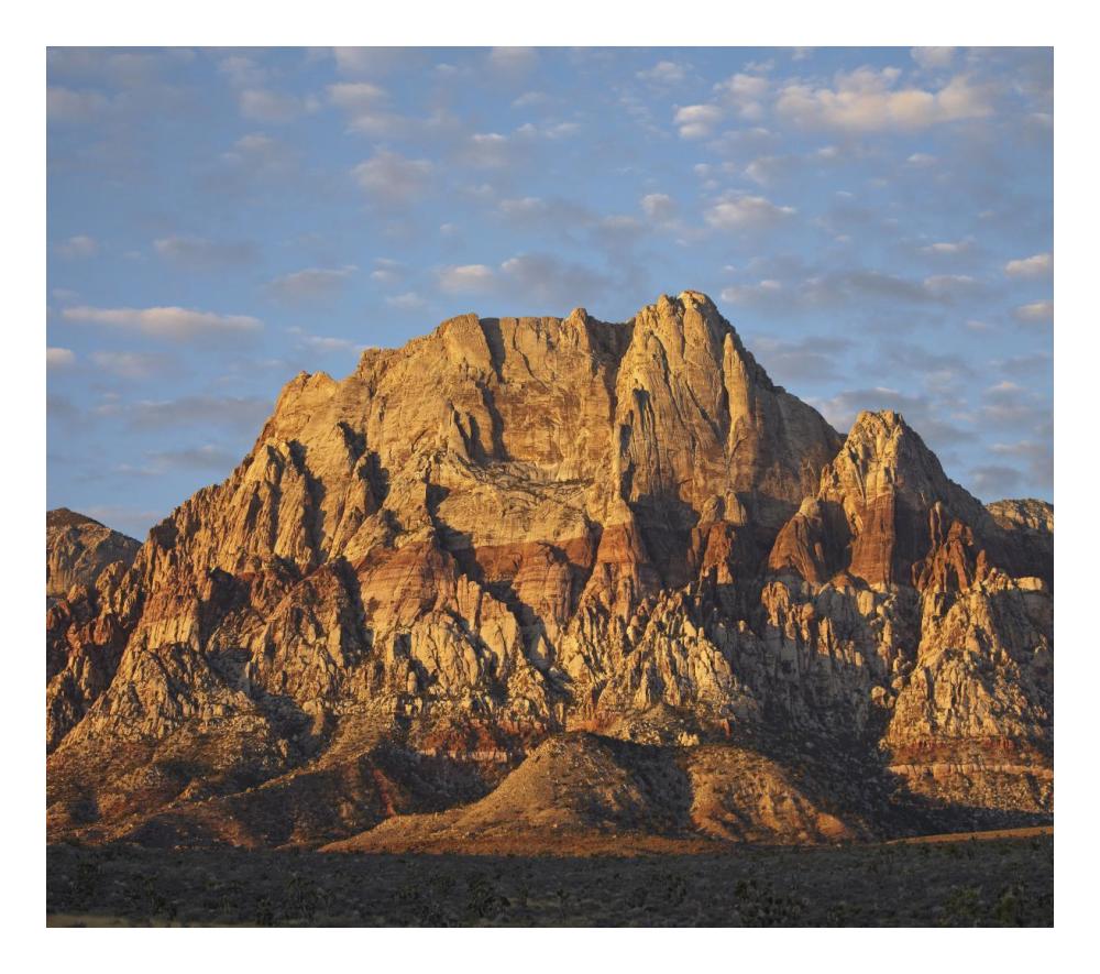 Spring Mountains, Red Rock Canyon National Conservation Area Near Las Vegas, Nevada-Paper Art-24X21.36