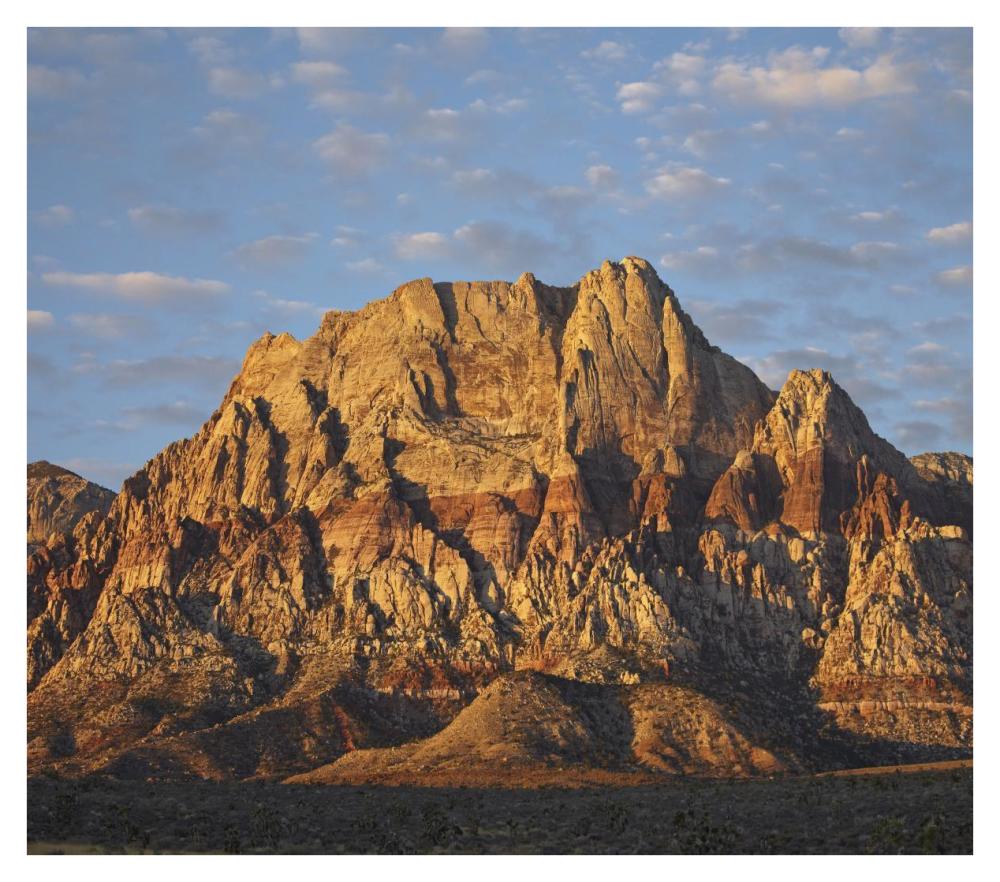 Spring Mountains, Red Rock Canyon National Conservation Area Near Las Vegas, Nevada-Paper Art-38X33.68