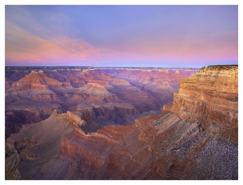 Grand Canyon As Seen From Mohave Point At Sunset, Grand Canyon National Park, Arizona-Paper Art-50X38
