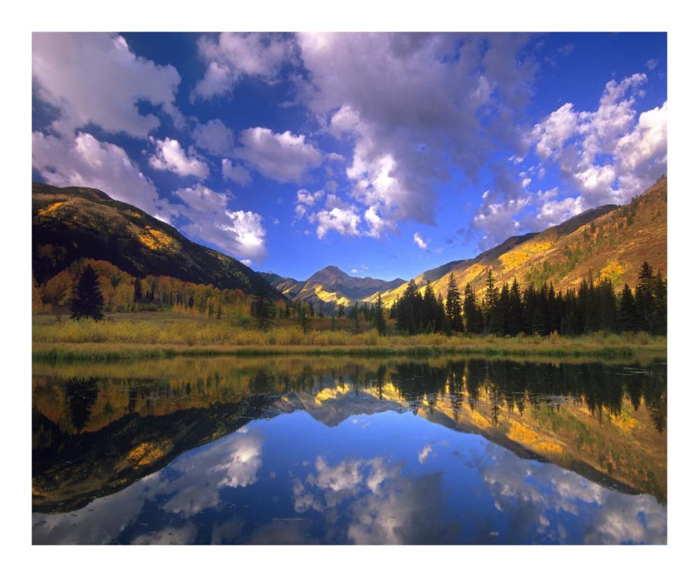 Haystack Mountain Reflected In Beaver Pond, Maroon Bells, Snowmass Wilderness, Colorado-Paper Art-22X18