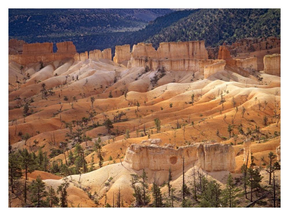 Landscape Of Eroded Formations Called Hoodoos And Fins, Bryce Canyon National Park, Utah-Paper Art-18X14