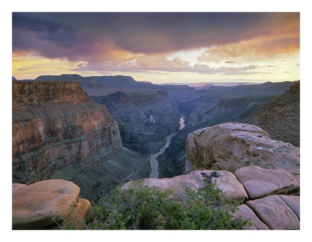 Toroweap Overlook With A View Of The Colorado River, Grand Canyon National Park, Arizona-Paper Art-26X20