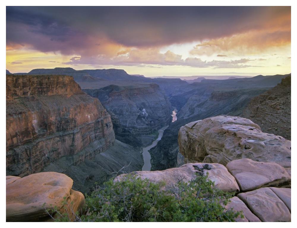 Toroweap Overlook With A View Of The Colorado River, Grand Canyon National Park, Arizona-Paper Art-50X38
