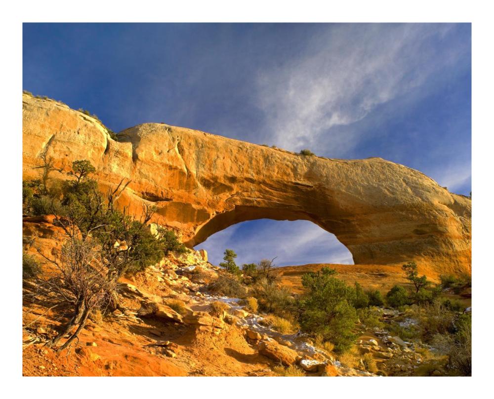 Wilson Arch With A Span Of 91 Feet And Height Of 46 Feet, Made Of Entrada Sandstone, Utah-Paper Art-22X18
