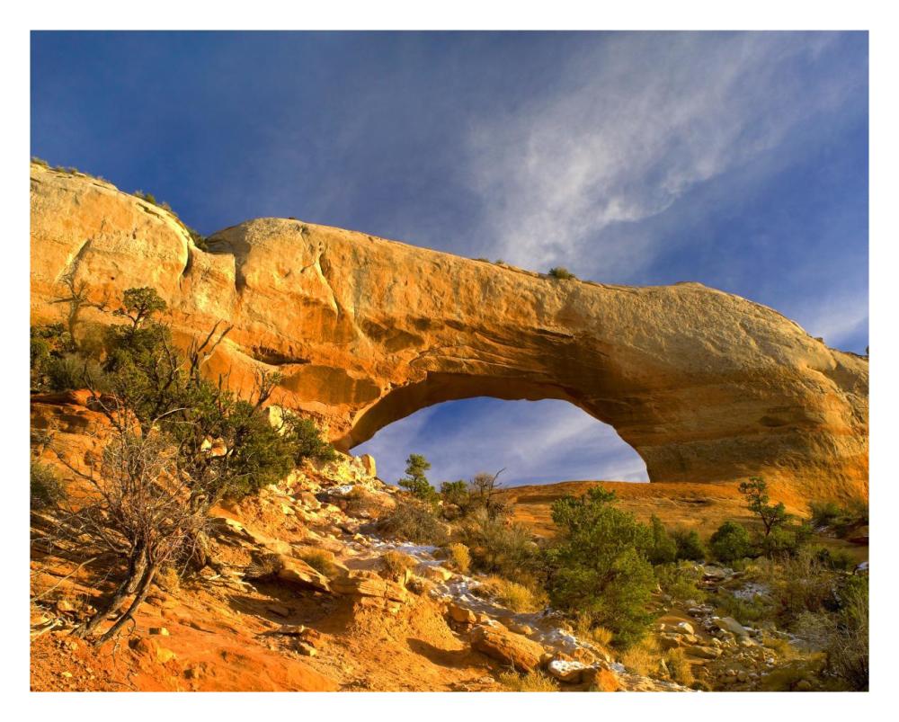 Wilson Arch With A Span Of 91 Feet And Height Of 46 Feet, Made Of Entrada Sandstone, Utah-Paper Art-30X24