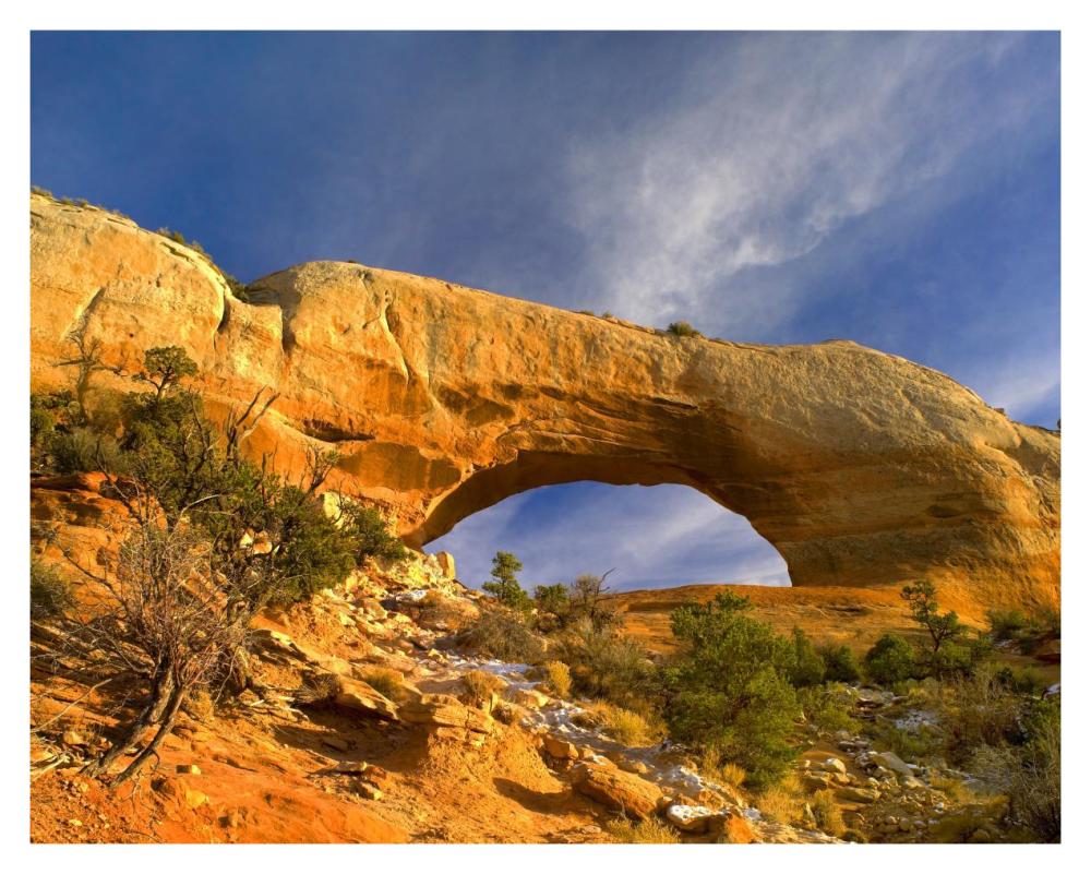 Wilson Arch With A Span Of 91 Feet And Height Of 46 Feet, Made Of Entrada Sandstone, Utah-Paper Art-37X30