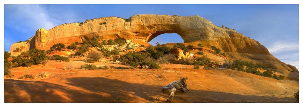 Wilson Arch With A Span Of 91 Feet And Height Of 46 Feet, Made Of Entrada Sandstone, Utah-Paper Art-74X26
