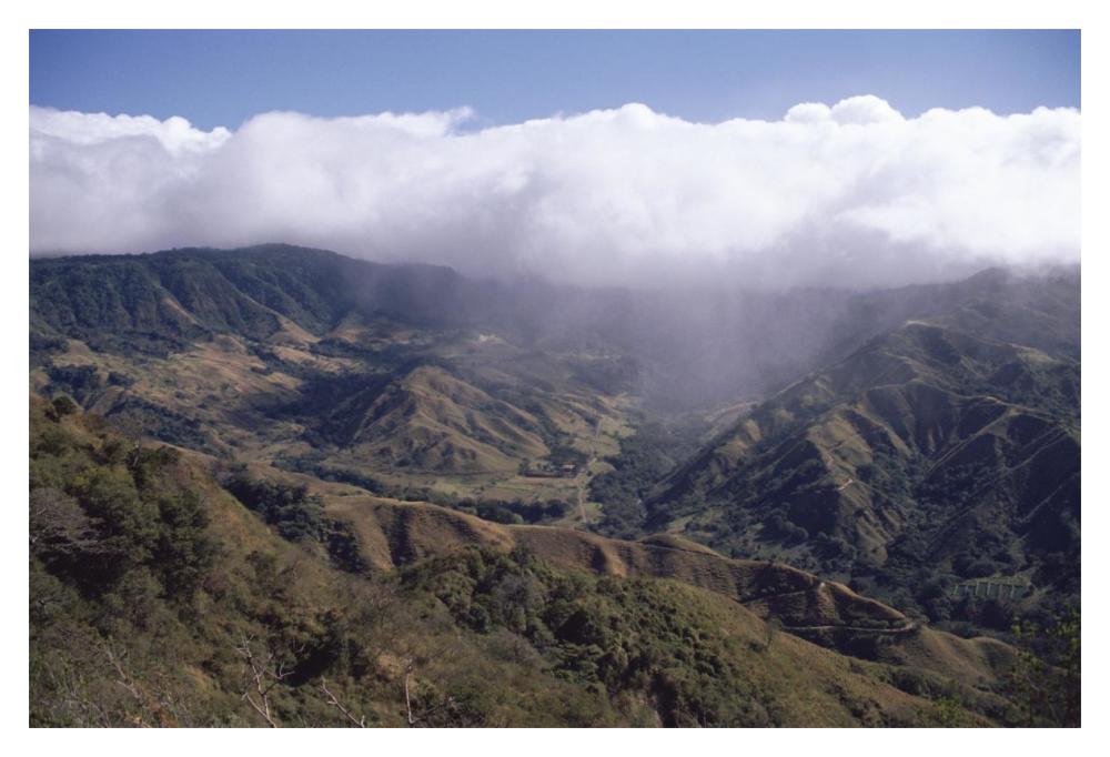 Deforested Hills, Monteverde Cloud Forest Reserve, Costa Rica-Paper Art-20X14