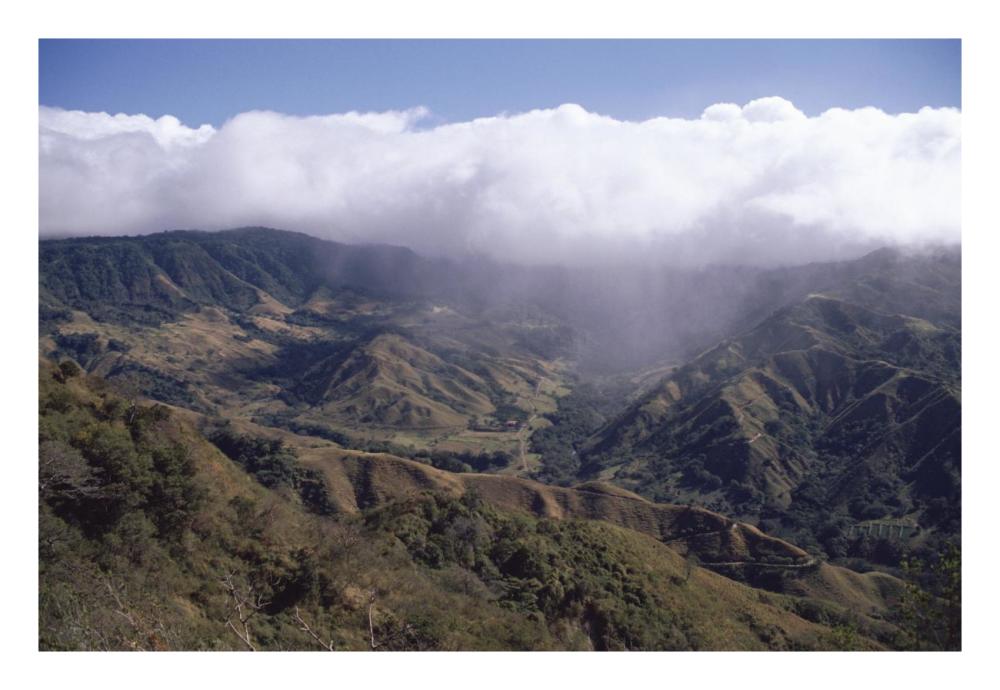 Deforested Hills, Monteverde Cloud Forest Reserve, Costa Rica-Paper Art-26X18
