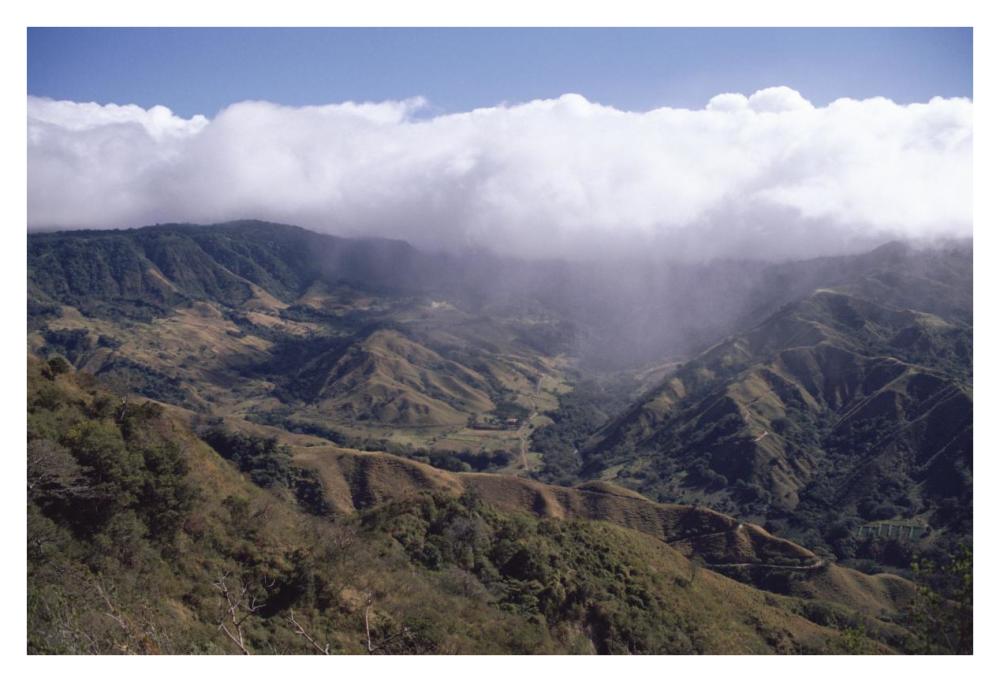 Deforested Hills, Monteverde Cloud Forest Reserve, Costa Rica-Paper Art-38X26