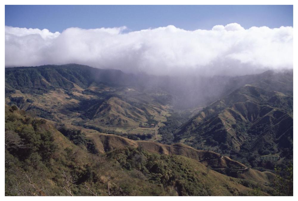 Deforested Hills, Monteverde Cloud Forest Reserve, Costa Rica-Paper Art-62X42