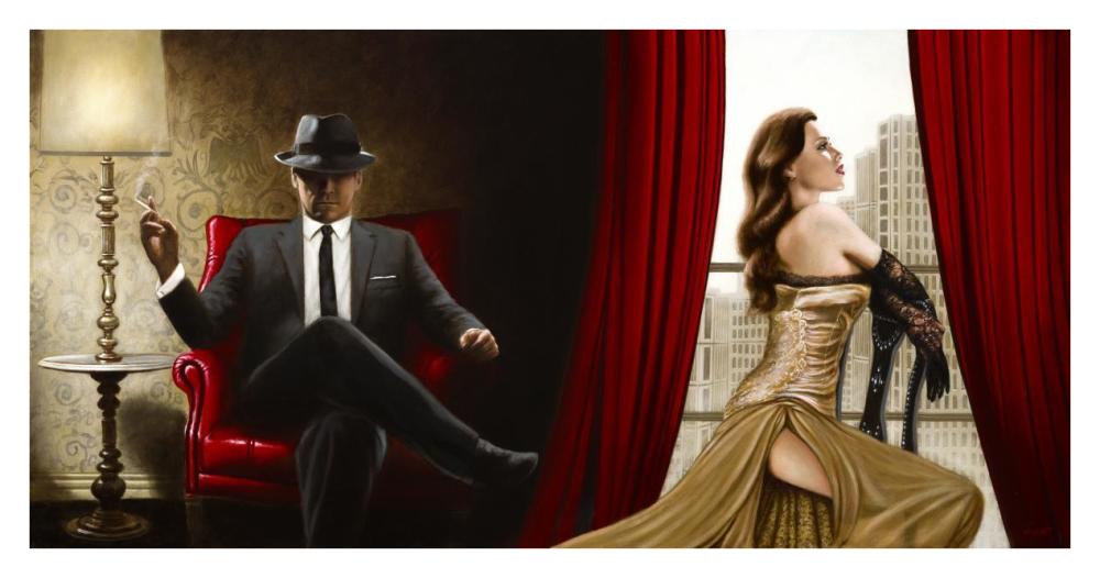 Black Tie, High Heels-Paper Art-38X20