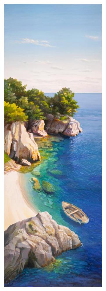 Caletta Nel Mediterraneo-Paper Art-26X74