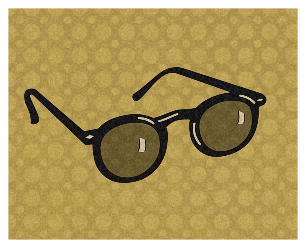Clothing - Sunglasses-Paper Art-37X30
