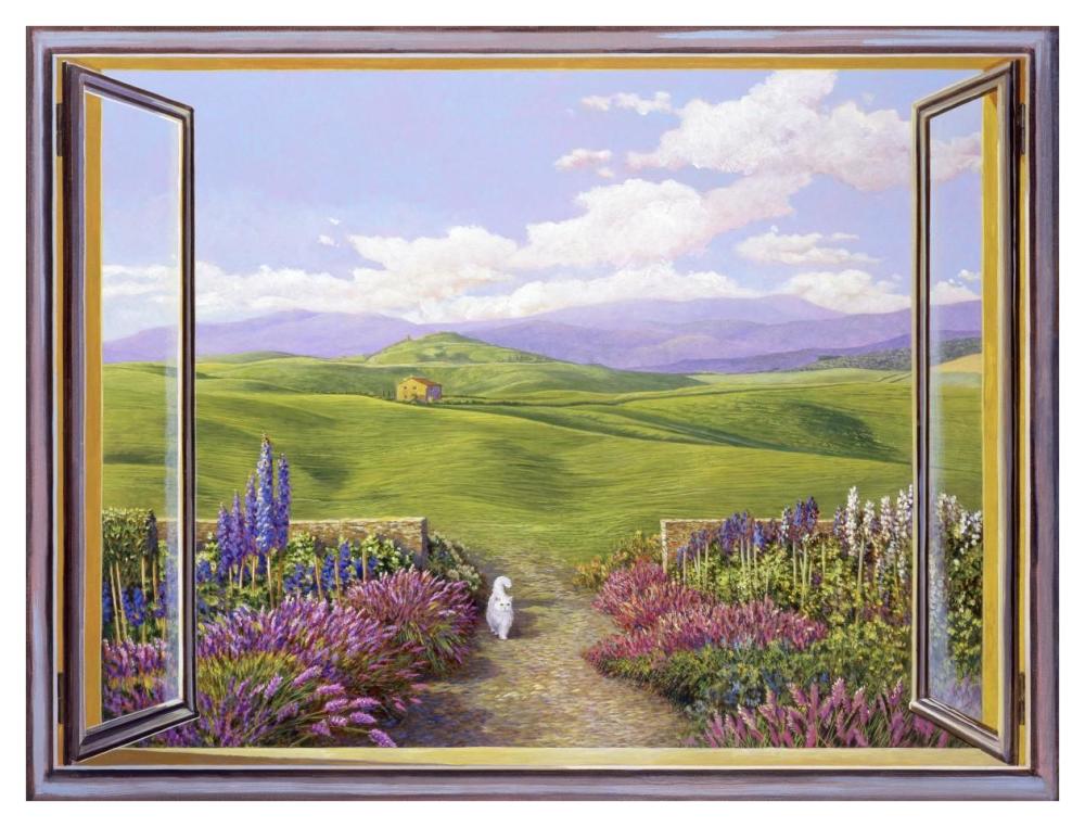 Paesaggio Toscano-Paper Art-42X32