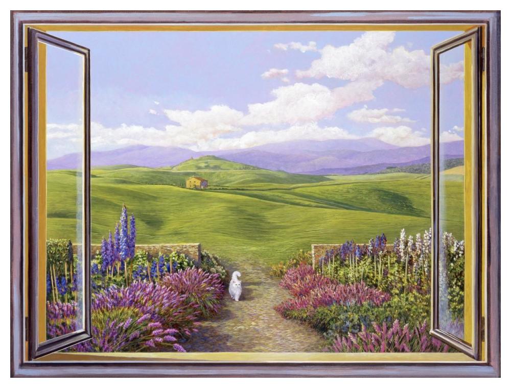 Paesaggio Toscano-Paper Art-50X38
