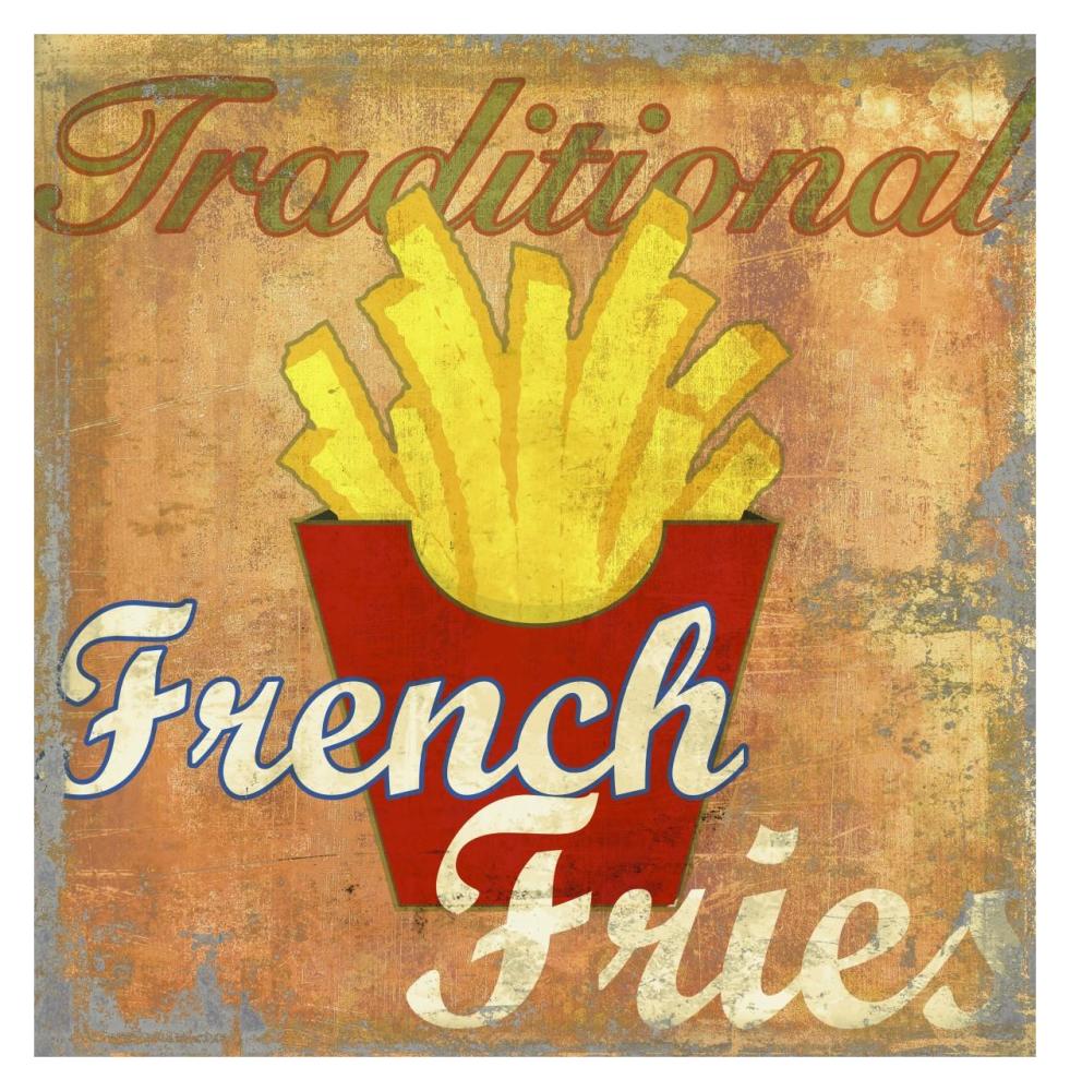French Fries-Paper Art-32X32
