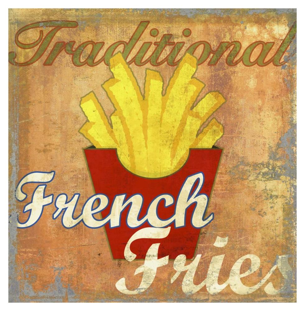 French Fries-Paper Art-38X38