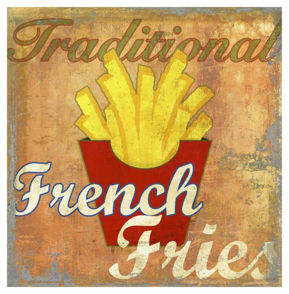 French Fries-Paper Art-42X42