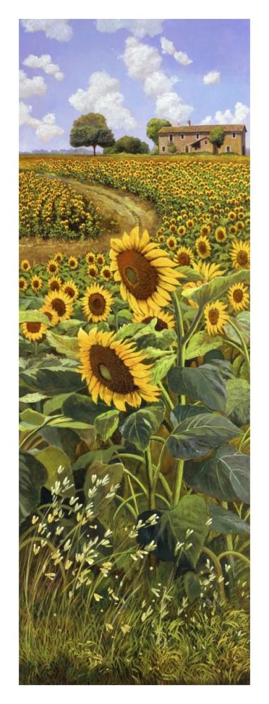 Collina Toscana-Paper Art-14X38