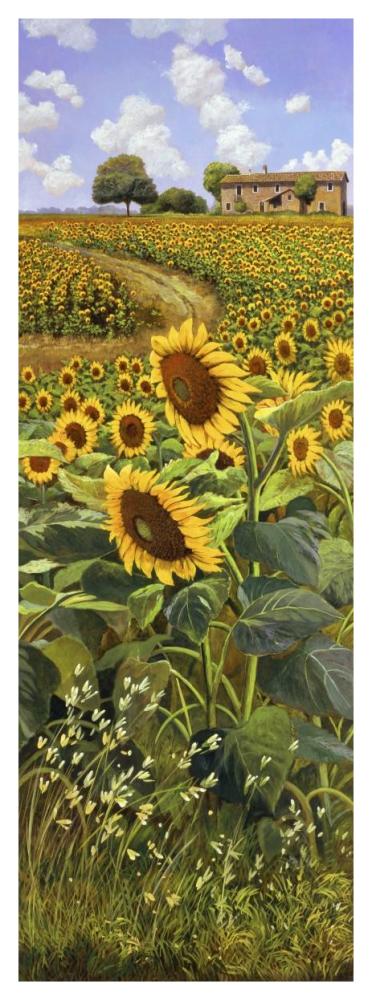 Collina Toscana-Paper Art-20X56