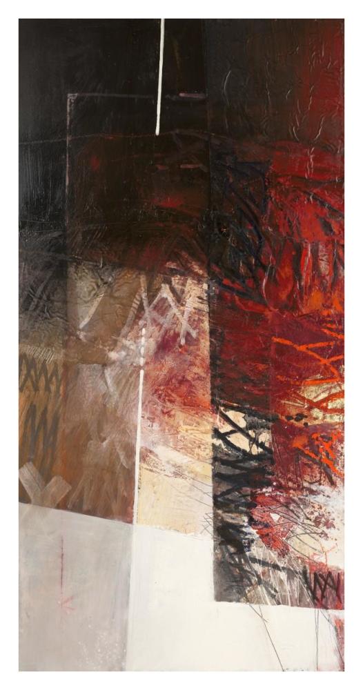 Paesaggio I-Paper Art-20X38