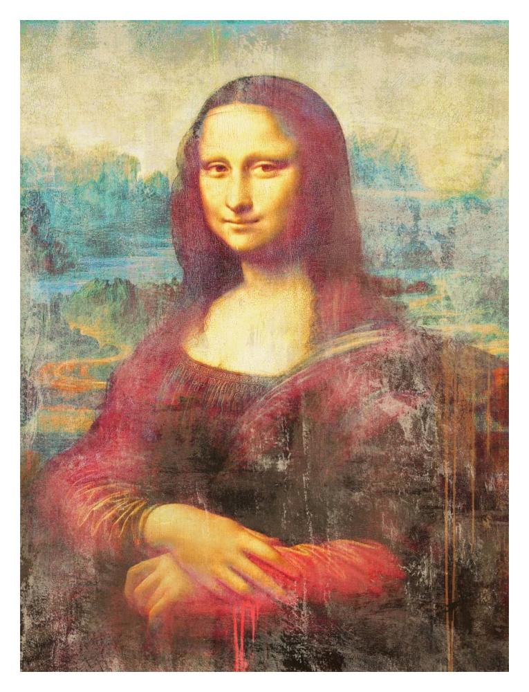 Mona Lisa 2.0-Paper Art-14X18