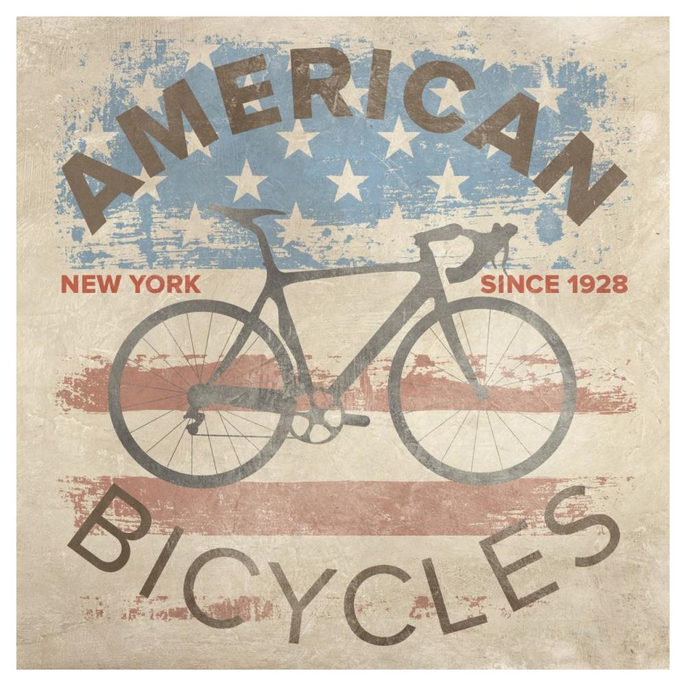 American Bikes-Paper Art-42X42