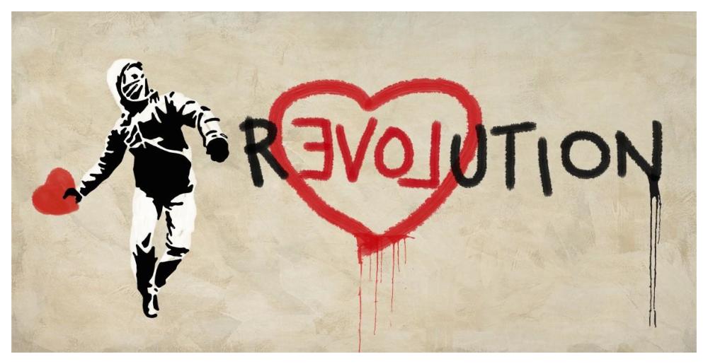 Revolution-Paper Art-62X32