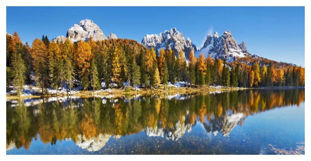 Lago Antorno And Misurina, Dolomites, Italy-Paper Art-50X26